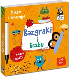 Bazgráci a čísla - Mazací kniha pro děti 3-6 let