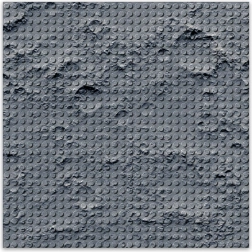 Designová stavební podložka Měsíční krajina 25,5 x 25,5 cm