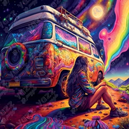 YAZZ čtvercové puzzle Pozorování oblohy 1023 dílků