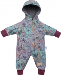 Softshellový dětský overal NEW BABY Mořské panny 98
