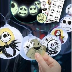 Světelný řetěz s motivem Nightmare Before Christmas