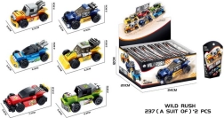Stavebnice závodní auto 6,3 cm