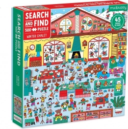 Mudpuppy Puzzle Zimní Chata 500 Dílů