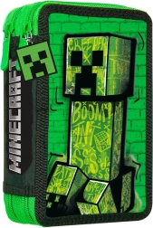 dvoukomorový penál s vybavením minecraft