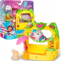 Kocí domek Gabi balkónová smoothie párty s figurkou Cakey a doplňky