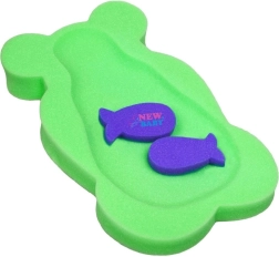 Pěnová podložka do vany New Baby Basic medvídek zelená