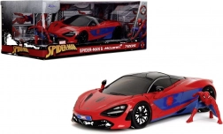 Jada Toys model McLaren 720S Spider-Man 1:24 die-cast s figurkou