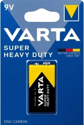 Varta Super Heavy Duty 9V zinkouhlíková baterie