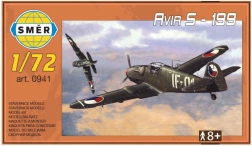 Plastikový model letadla avia s-199 1:72