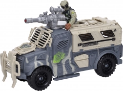 Vojenské vozidlo s figurkou a efekty