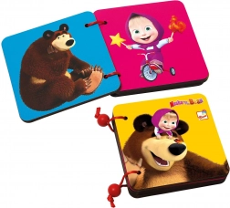 Bino dřevěná knížka Máša a medvěd