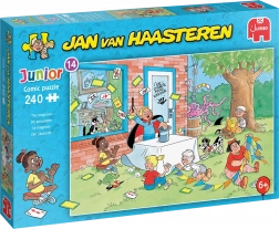 Puzzle JUMBO Jan van Haasteren Junior: Kouzelník 240 dílků