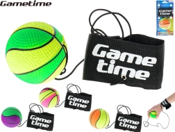 Gametime tréninkový míček na gumě 6 cm s páskem na zápěstí