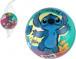 Nafukovací míč Stitch 14 cm v síťce