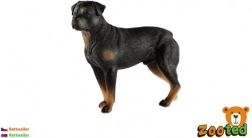 Plastová figurka psa Rottweiler 8cm