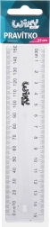 Průhledné pravítko 15 cm