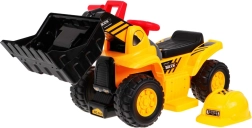 Dětský akumulátorový nakladač s helmou a zvuky