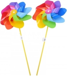 Barevný větrník s duhovými listy