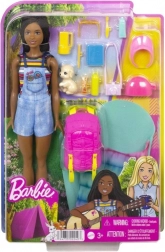 Barbie Brooklyn kempingový set s doplňky a štěňátkem