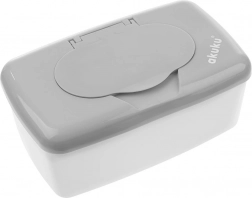 Box na vlhčené ubrousky Akuku šedý