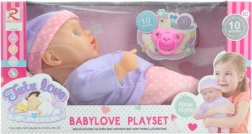 Miminko se zvuky a měkkým tělíčkem, 27 cm