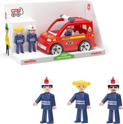Igráček MultiGO Trio hasiči – figurky s hasičským autem