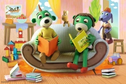 Puzzle Treflíci společné čtení 60 dílků