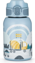 Petite&Mars nerezová termoláhev se slámkou 350 ml work zone 12m+