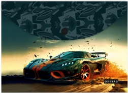 psaníčko s drukem a4 s motivem car