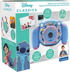 Lexibook dětská HD kamera a fotoaparát Stitch s SD kartou
