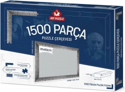 Rám na puzzle 85x60 cm stříbrný