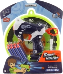 Pistole na pěnové náboje s terčem