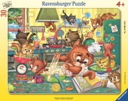 Ravensburger puzzle Kočičí blázinec 30 dílků