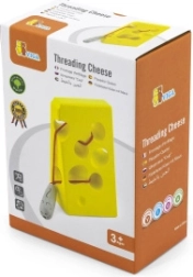 Provlékačka sýr s myškou – vzdělávací hračka pro děti 3+