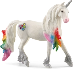 Schleich bayala duhový hřebec jednorožec se srdíčky