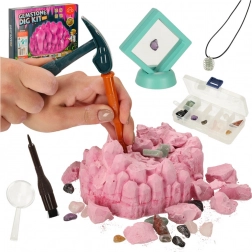 Vykopávky drahokamů – dětská vědecká sada s minerály