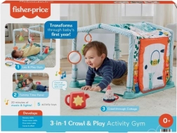 Fisher-Price 3v1 hrací deka Domek objevitele se zvuky