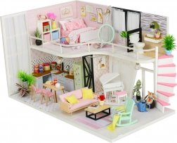 Miniaturní domeček Annina růžová melodie