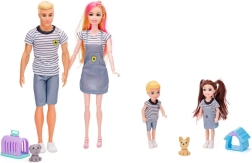 Woodyland moderní rodinka s mazlíčky