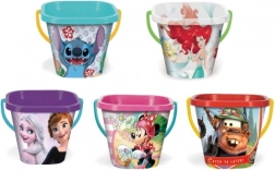 Čtvercový dětský kbelík 2 l s motivy DISNEY, plast, mix druhů 19 × 17 cm