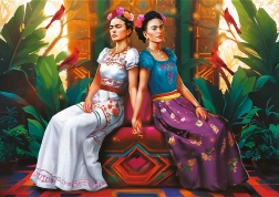 Puzzle TREFL Premium Plus Frida Kahlo: Dvě já 1000 dílků