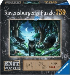 Ravensburger únikové EXIT puzzle Vlk 759 dílků