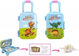Dinosauří kostra v kufříku