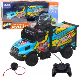 Zelený RC nákladní vůz s dálkovým ovládáním a klaksonem