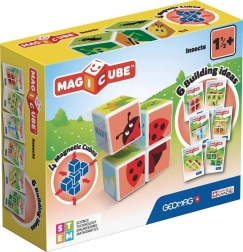 Geomag Magicube hmyz – magnetické kostky s kartami (7 dílů)