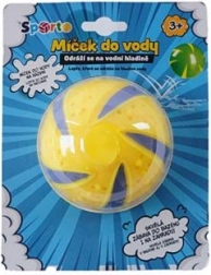 Sporto míček do vody 8 cm – žlutý