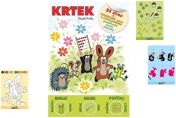 Omalovánky A4 KRTEK se samolepkami