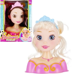 Hlava panenky na česání - styling set pro děti