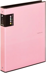 Pořadač A4 PASTELINI růžový, 4kroužkový lamino