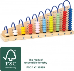 Dřevěné počítadlo pro děti SMALL FOOT